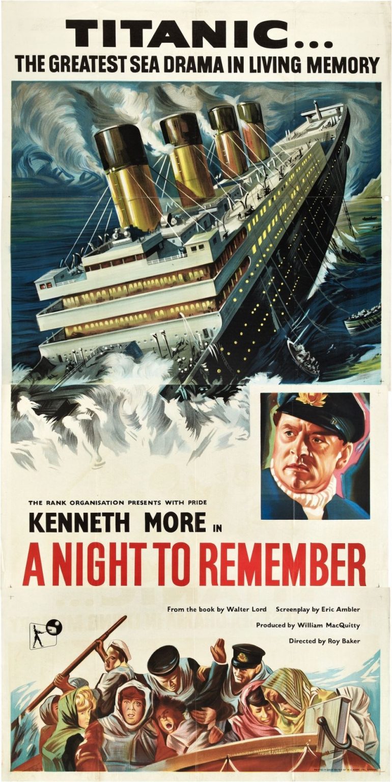 A Night To Remember La última Noche Del Titanic 1958 Cine Didyme Dôme 9618